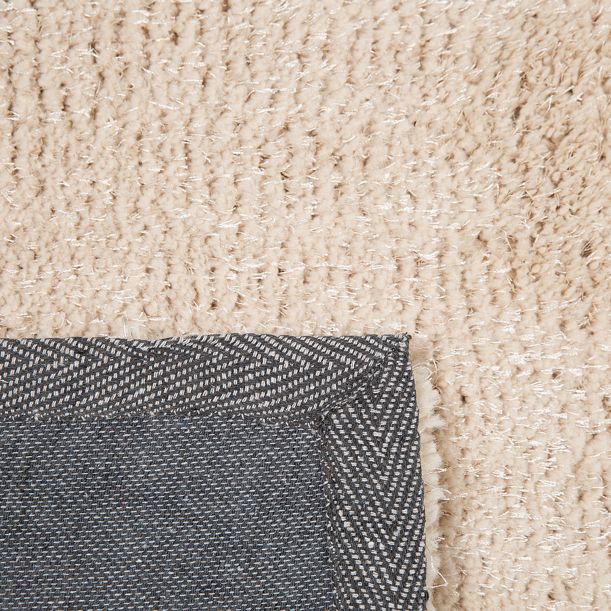 SHAGGY-TEPPICH Demre 150/80 cm - Beige, Kunststoff (80/150cm) - Beliani