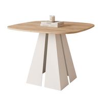AUSZIEHTISCH ZELO 120/60/76 cm, Weiß / Kraft-Eiche - Eichefarben/Weiß, Holzwerkstoff/Metall (60/120/76cm) - Idohome