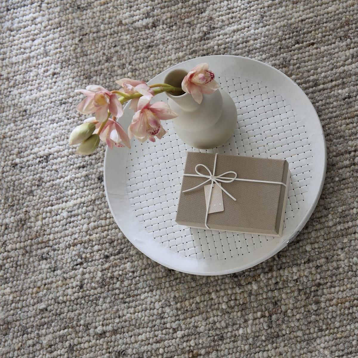 HANDWEBTEPPICH Anden 60x90 cm - Dunkelgrau, Textil (60/90cm) - Rug and Roll