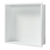 DUSCHNISCHE Kristinehamn - Weiß, Metall (32/32/10cm) - [neu.haus]