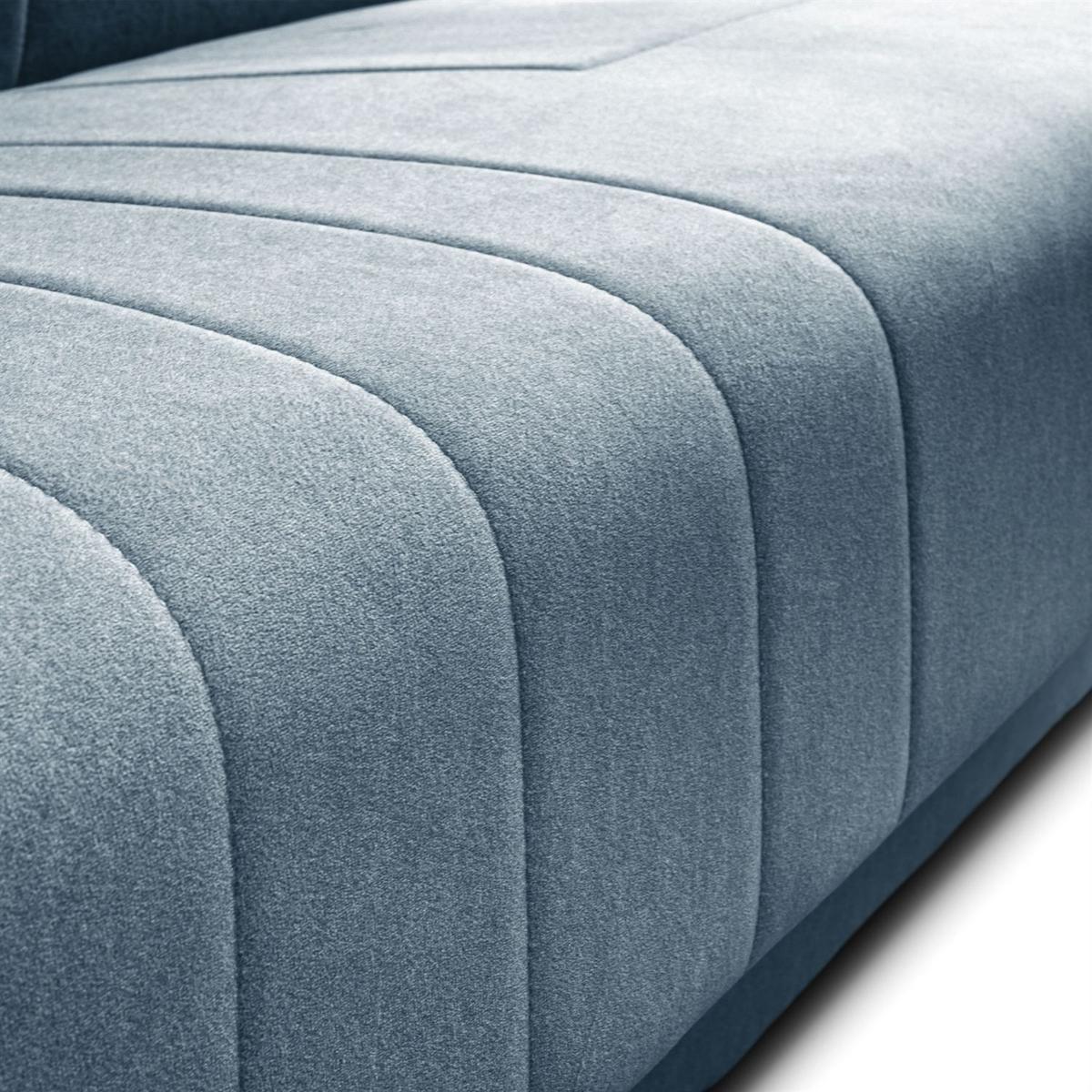 SCHLAFSOFA VERO II mit Schlaffunktion Castel 74 - Blau, Textil (191/88/90cm) - Lookway
