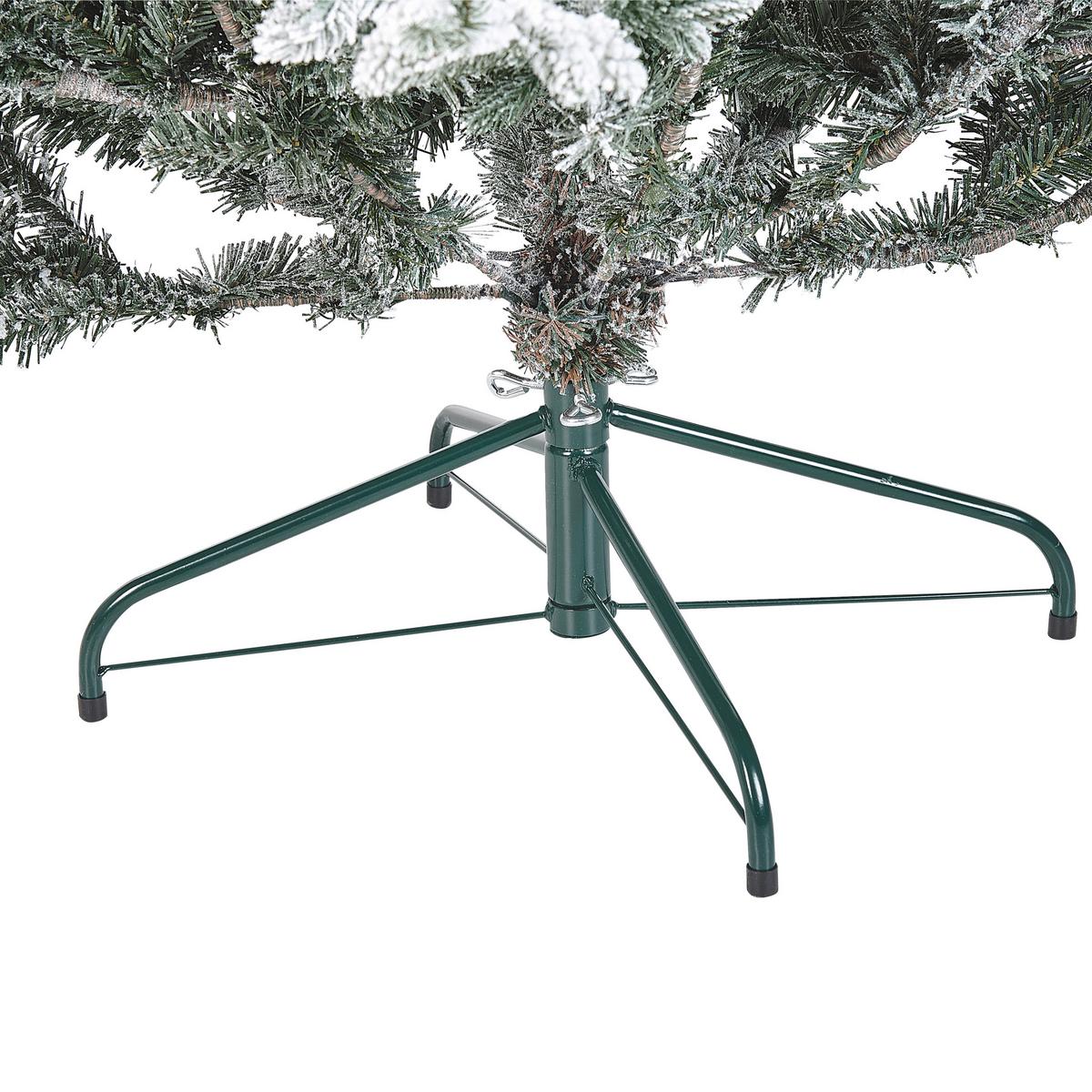 WEIHNACHTSBAUM 180 cm Weiß Brisco - Weiß, Kunststoff (180cm) - Beliani