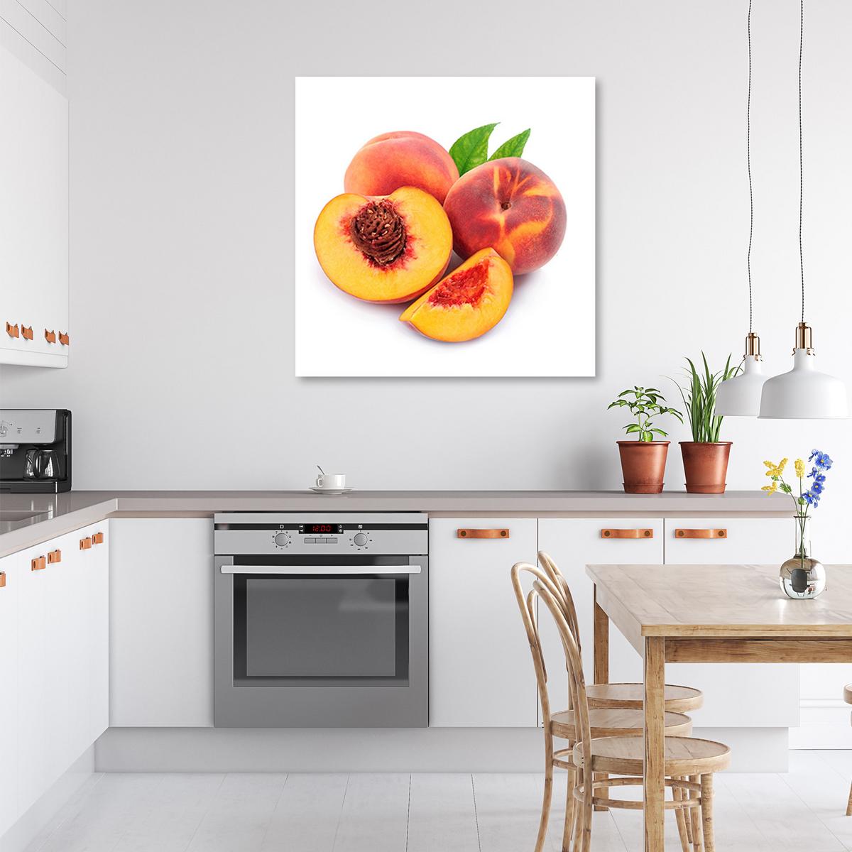 WANDBILD obst boching - Orange, Textil (40/40cm) - Feeby