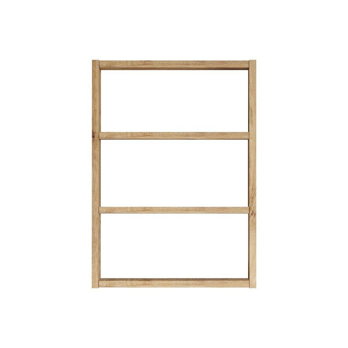 WANDREGAL mit 3 ablagen - emma 43,2/9/60 cm - Beige, Holzwerkstoff (9/60/43.2cm) - Calicosy