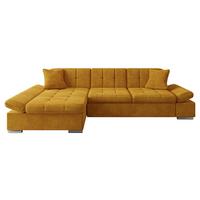 ECKSOFA Montana, Seite: Links - Currygelb, Holz/Textil (278/161cm) - MIRJAN24