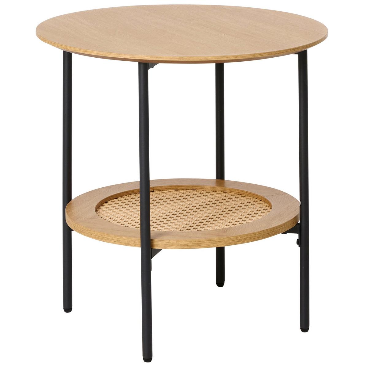 BEISTELLTISCH Mogest 50 cm - Beige, Holzwerkstoff/Metall (50/50/50cm) - Selsey