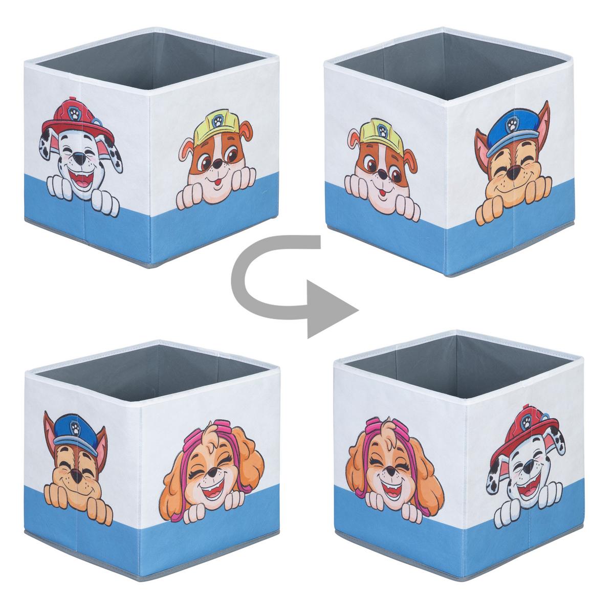 AUFBEWAHRUNGSBOX-SET 2 -teilig Paw Patrol - Blau, Kunststoff (27/27cm) - Roba