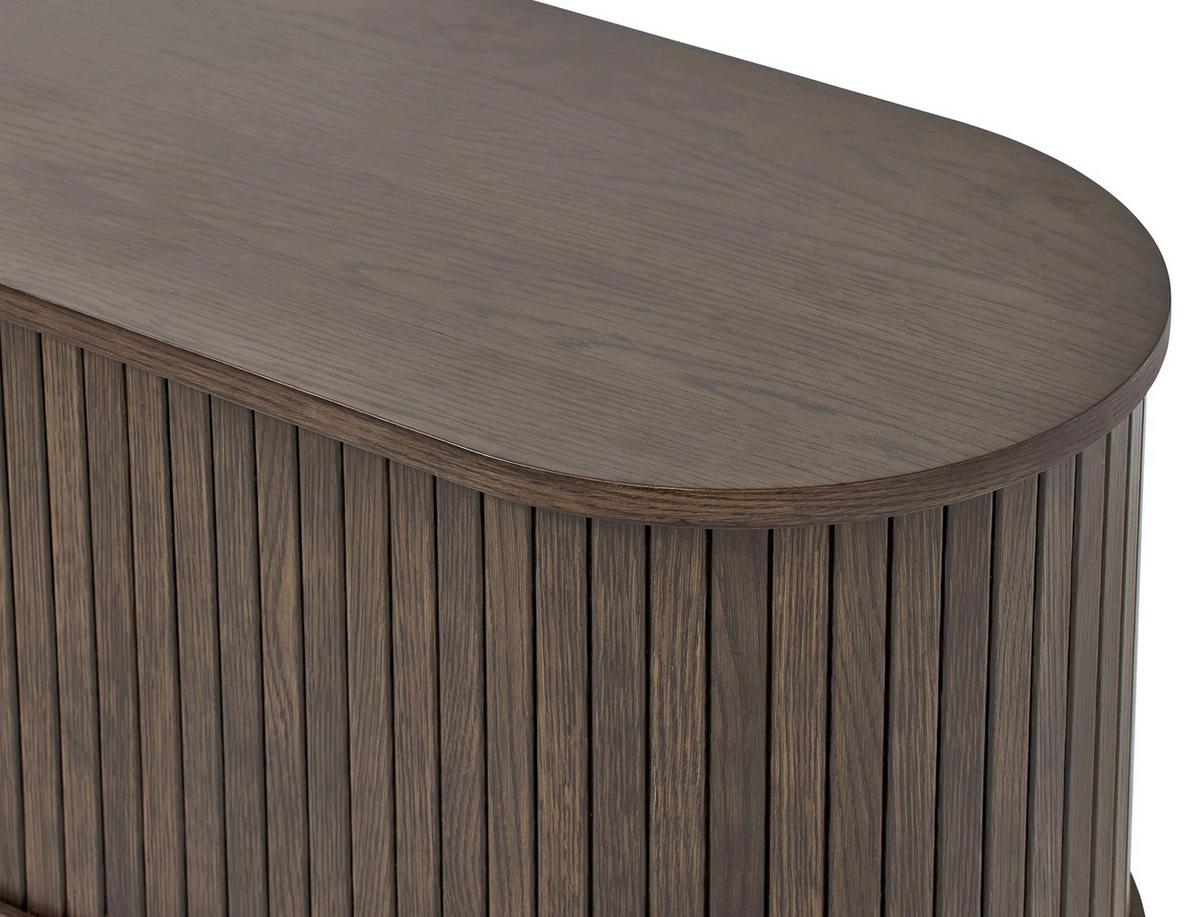 TV-LOWBOARD Meta 2-türig 180 cm - Dunkelbraun, Holz/Holzwerkstoff (180/55.6/40cm) - Selsey