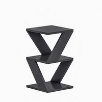 SOFAENDE 3 Ebenen - Albeni - 30/30/50 cm - Anthrazit, Holzwerkstoff (73.3/30/50cm) - Calicosy