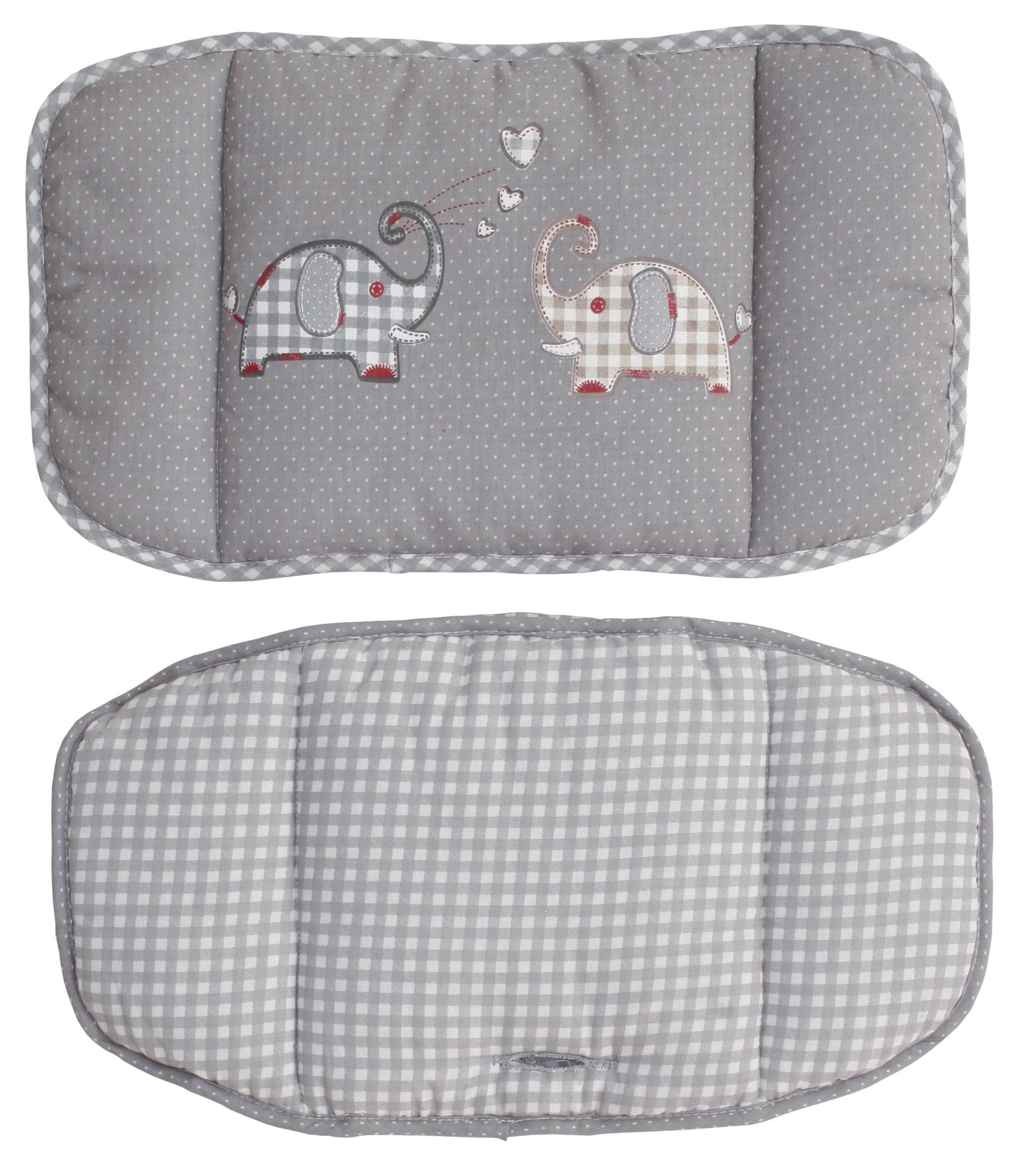 HOCHSTUHL-SITZVERKLEINERER 2-teilig Jumbo twins grau - Grau, Textil (27/59/43cm) - Roba