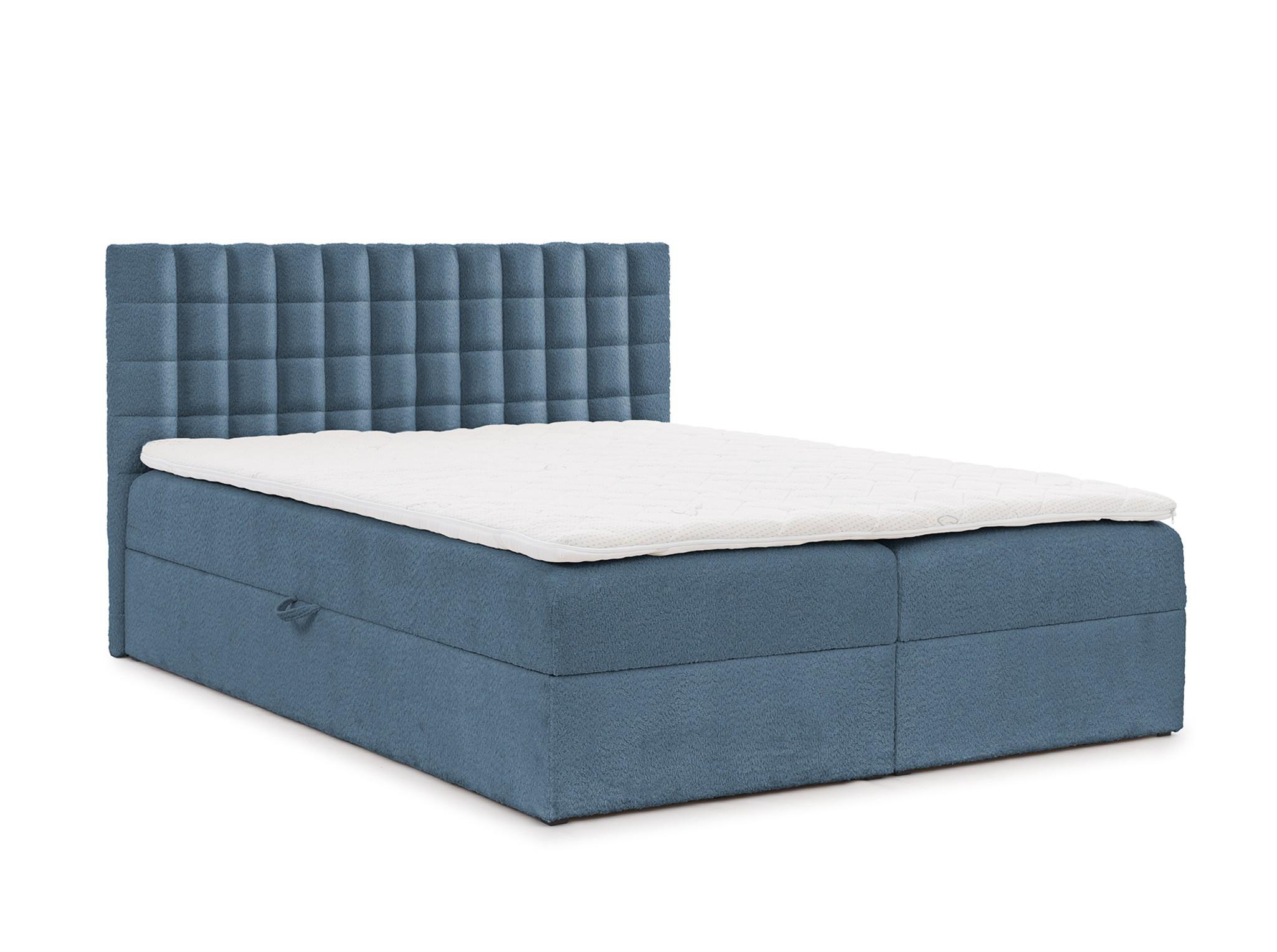 BOXBETT Toribo Premium - Hellblau, Holzwerkstoff/Textil (140/220cm) - Fun Möbel