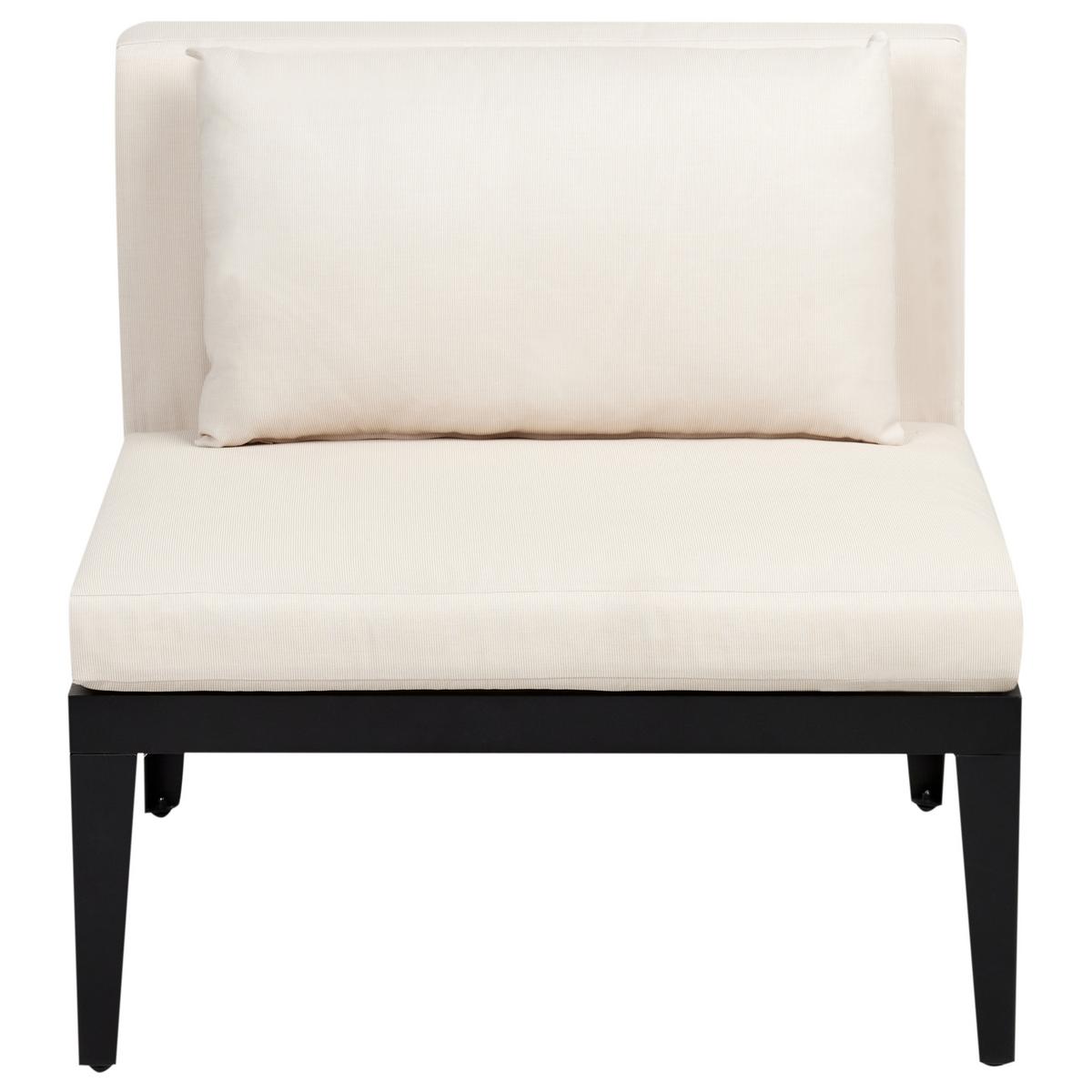 LOUNGE-SET 4-Sitzer Beige Bracciano - Hellbraun/Beige, Holz - Beliani