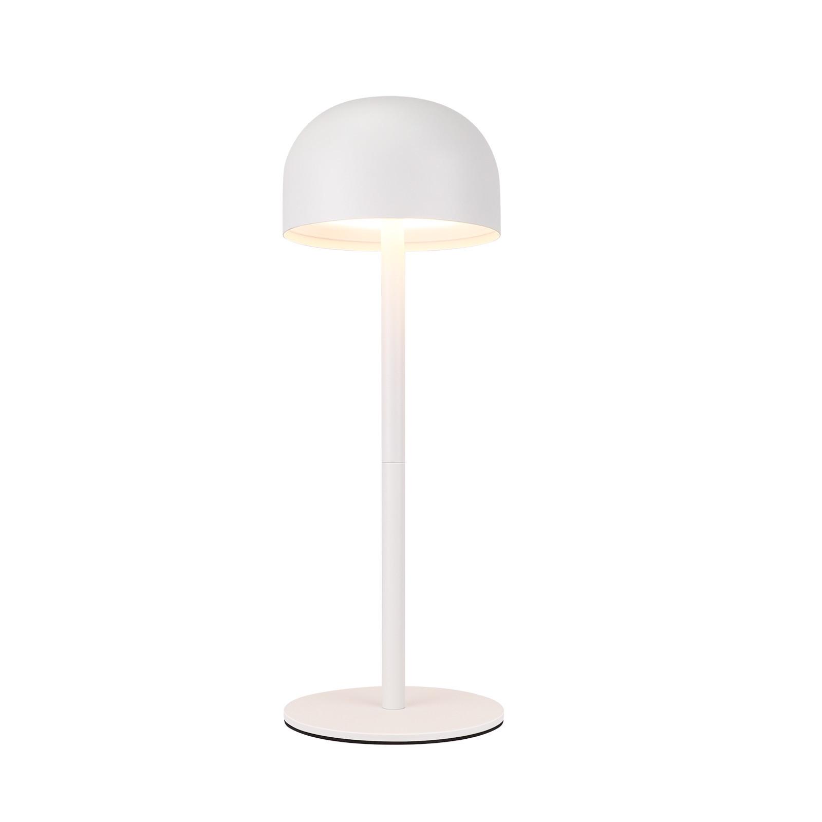 TISCHLAMPE Ozevarq 9/9/25 cm - Weiß, Kunststoff/Metall (9/9/25cm) - ZMH