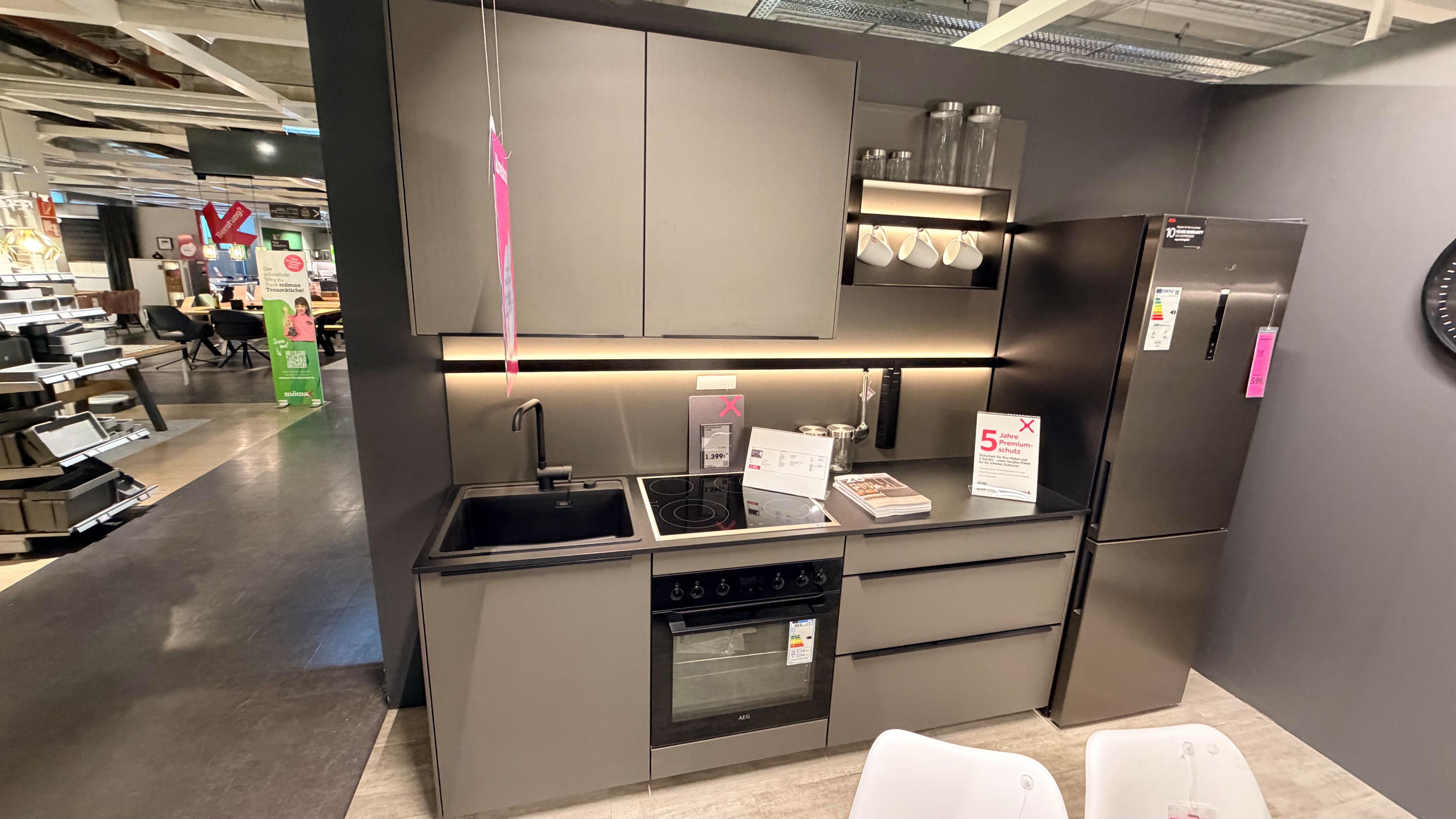 Küchenblock Nobilia Laser Vulkangrau - Nobilia