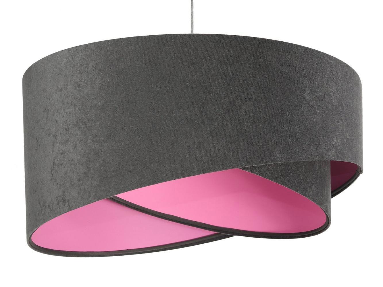 HÄNGELEUCHTE Grau 50/23 cm - Pink, Kunststoff (50/1.3/23cm) - ONZENO