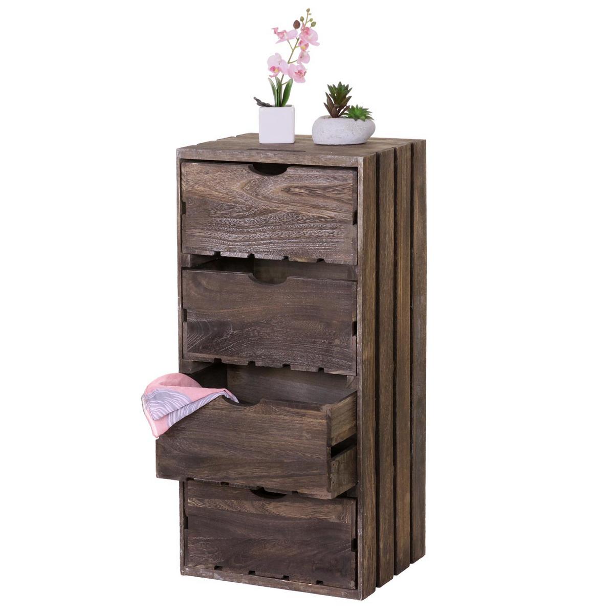 KOMMODE Braun - Braun, Holz (32/70/26cm) - MCW