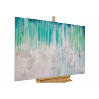 ACRYLBILD HANDGEMALT 120/80 cm - Blau, Holz/Textil (120/80cm) - KUNSTLOFT