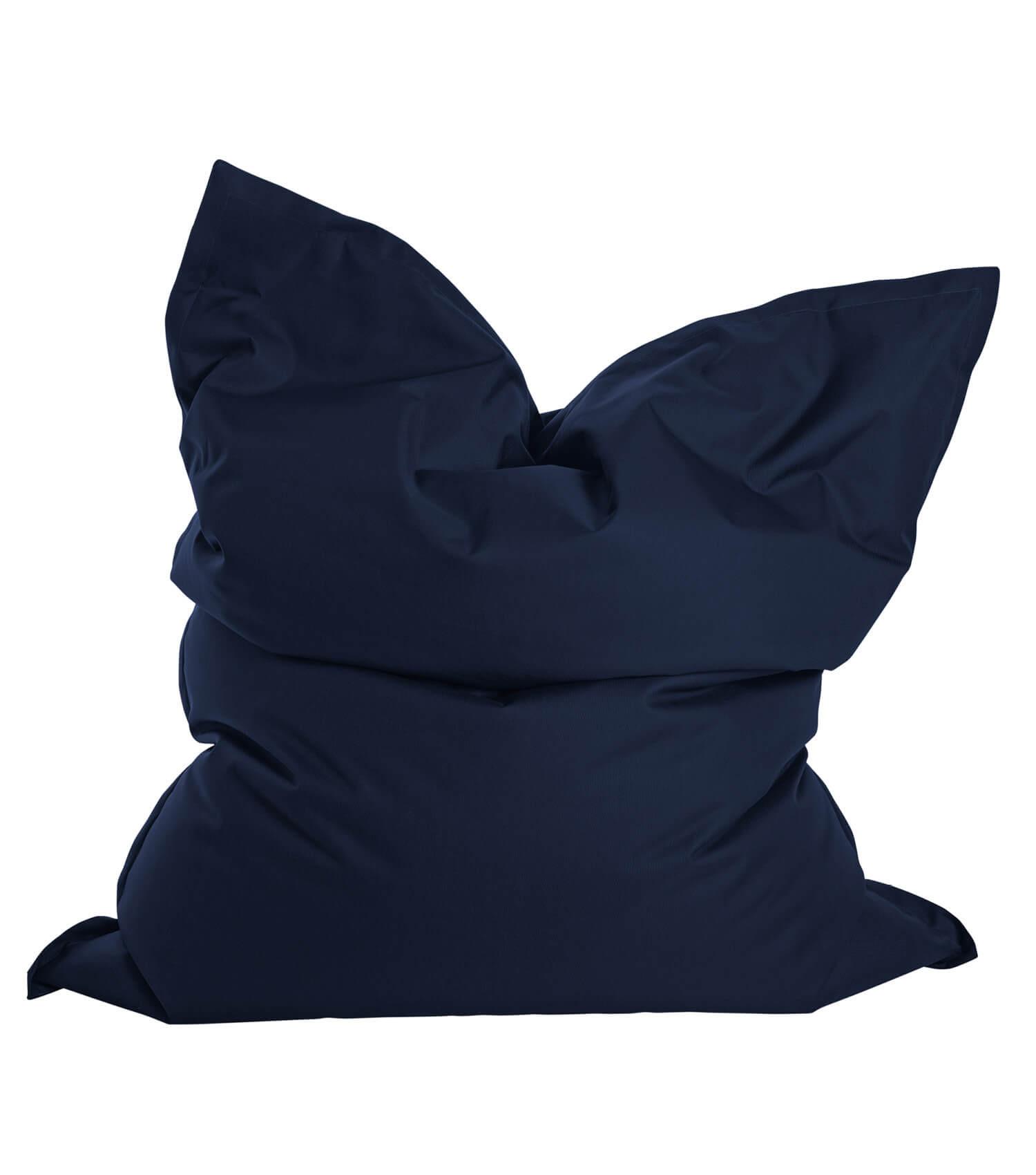 OUTDOOR SITZSACK XXL Der Große - Dunkelblau, Textil (130/170/20cm) - Mokebo