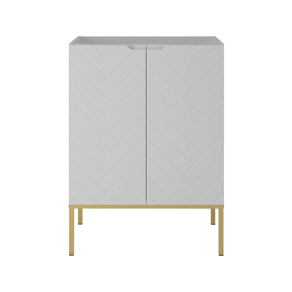 WASCHTISCHUNTERSCHRANK 60cm Daria Weiß - Weiß, Holzwerkstoff (60/82/45.8cm) - Petits-meubles