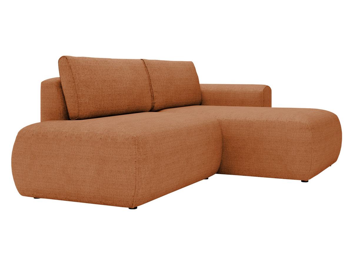 ECKSOFA Mila - Schwarz/Bronzefarben, Holzwerkstoff/Kunststoff (164/264cm) - MIRJAN24