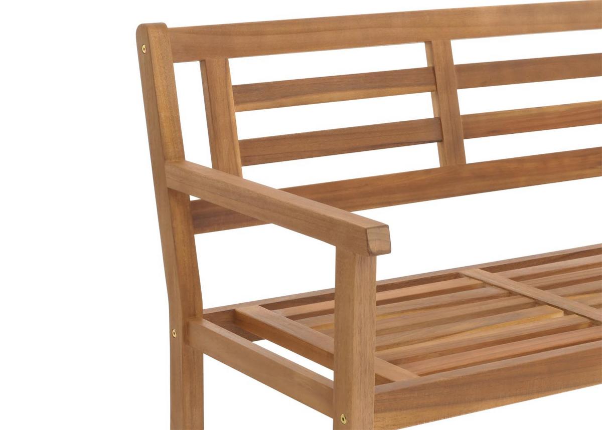 GARTENBANK Braun - Braun, Holz (145/82/59cm) - MCW