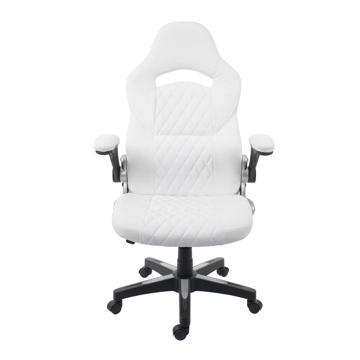 BÜROSTUHL Weiß - Weiß, Textil (67/121/65cm) - MCW