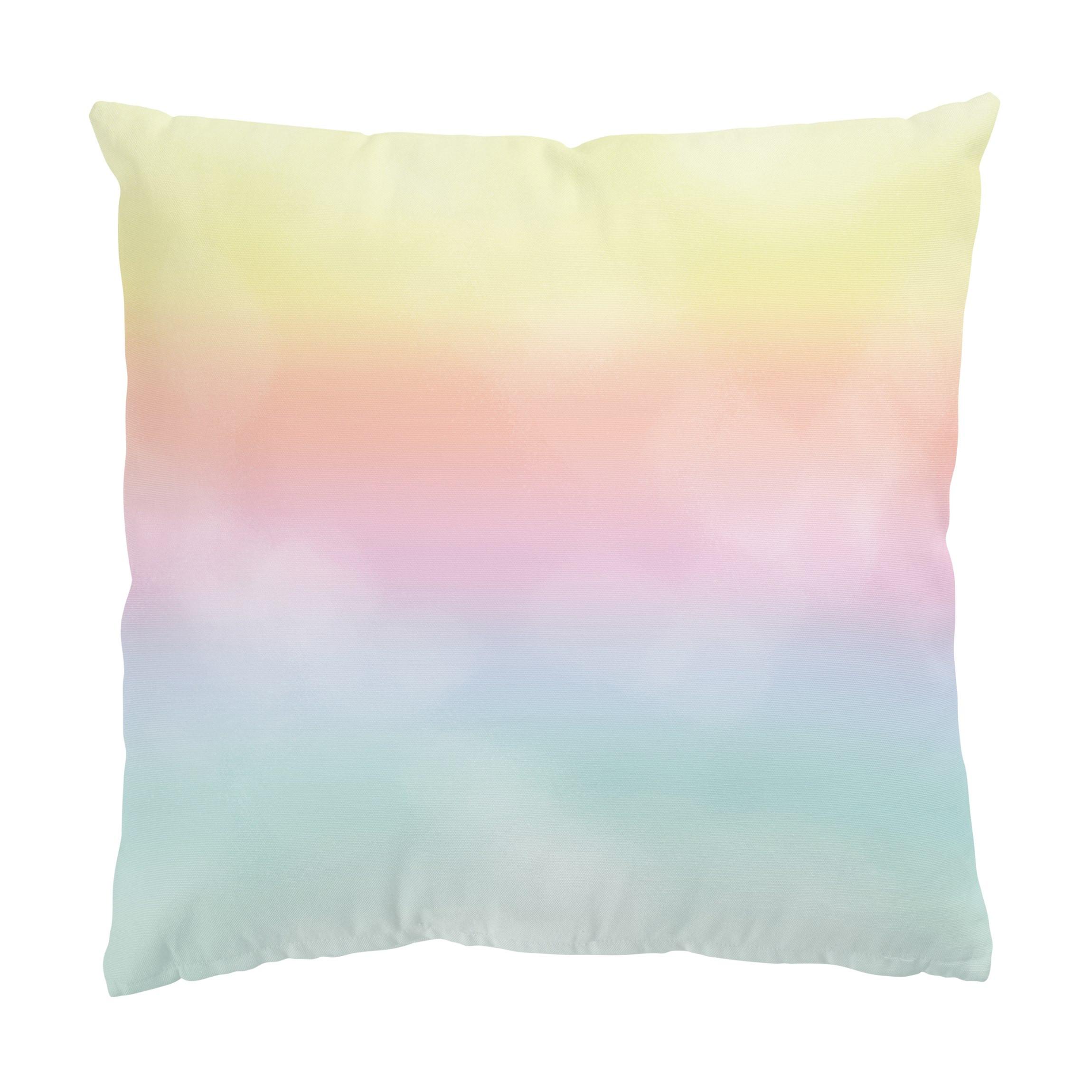 KISSENBEZUG Regenbogen Wasserfarben 40/40 cm - Multicolor, Textil (40/40cm) - Bilderwelten