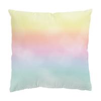 KISSENBEZUG Regenbogen Wasserfarben 40/40 cm - Multicolor, Textil (40/40cm) - Bilderwelten