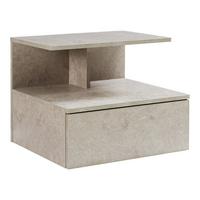 WANDSCHRANK Amberg - Graubraun, Holzwerkstoff (40/31/35cm) - [en.casa]