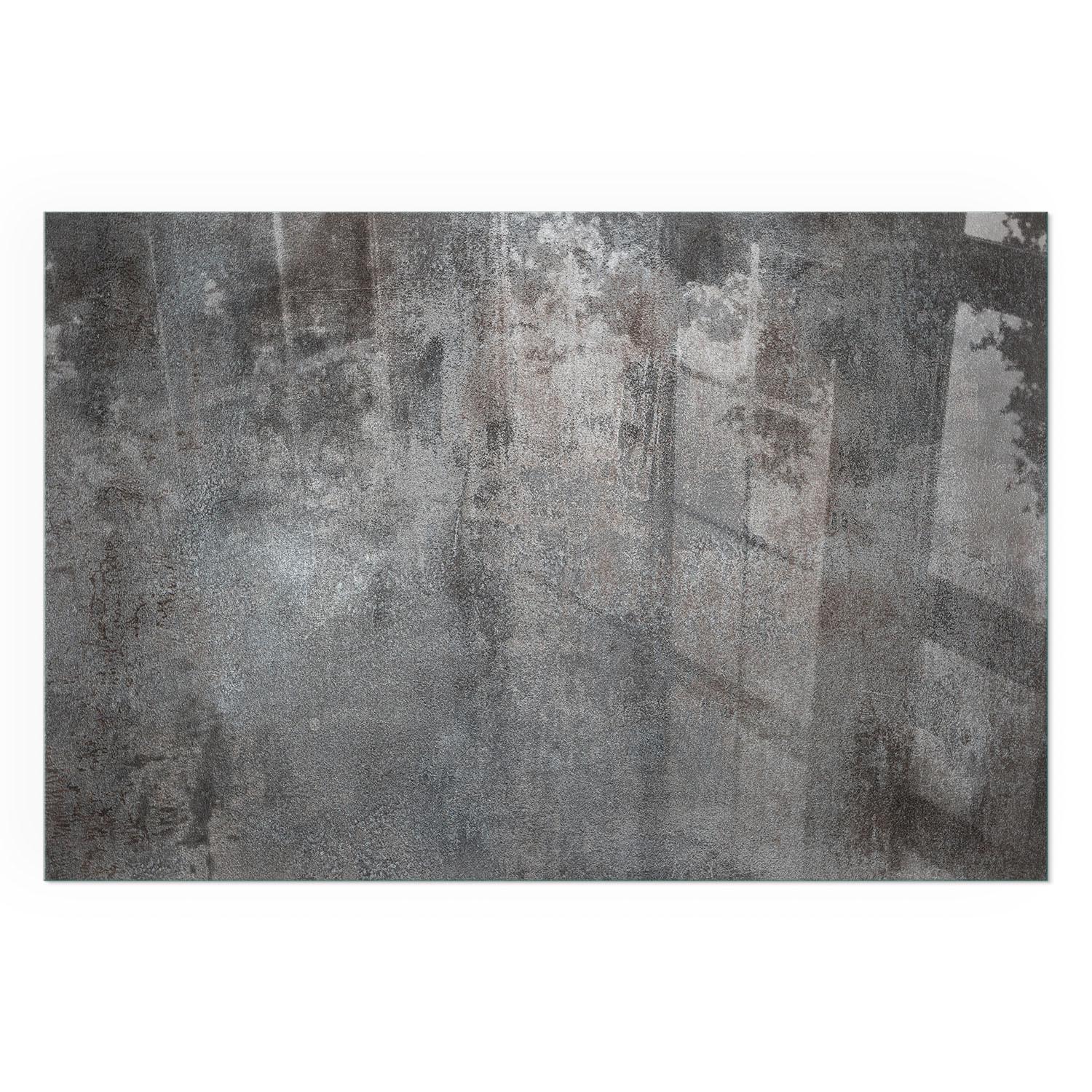 GLASPLATTE für Kamin 120x80 cm - Grau, Glas (120/80/0.4cm) - TULUP