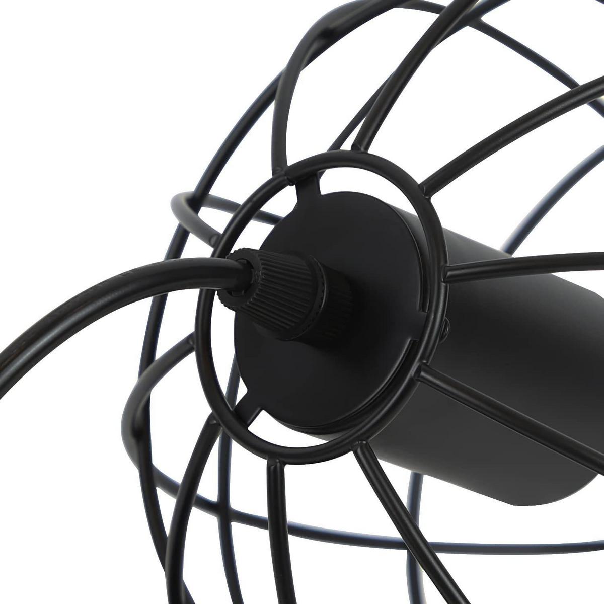PENDELLEUCHTE Cornelius 19/19/150 cm - Schwarz, Metall (19/19/150cm) - Nettlife