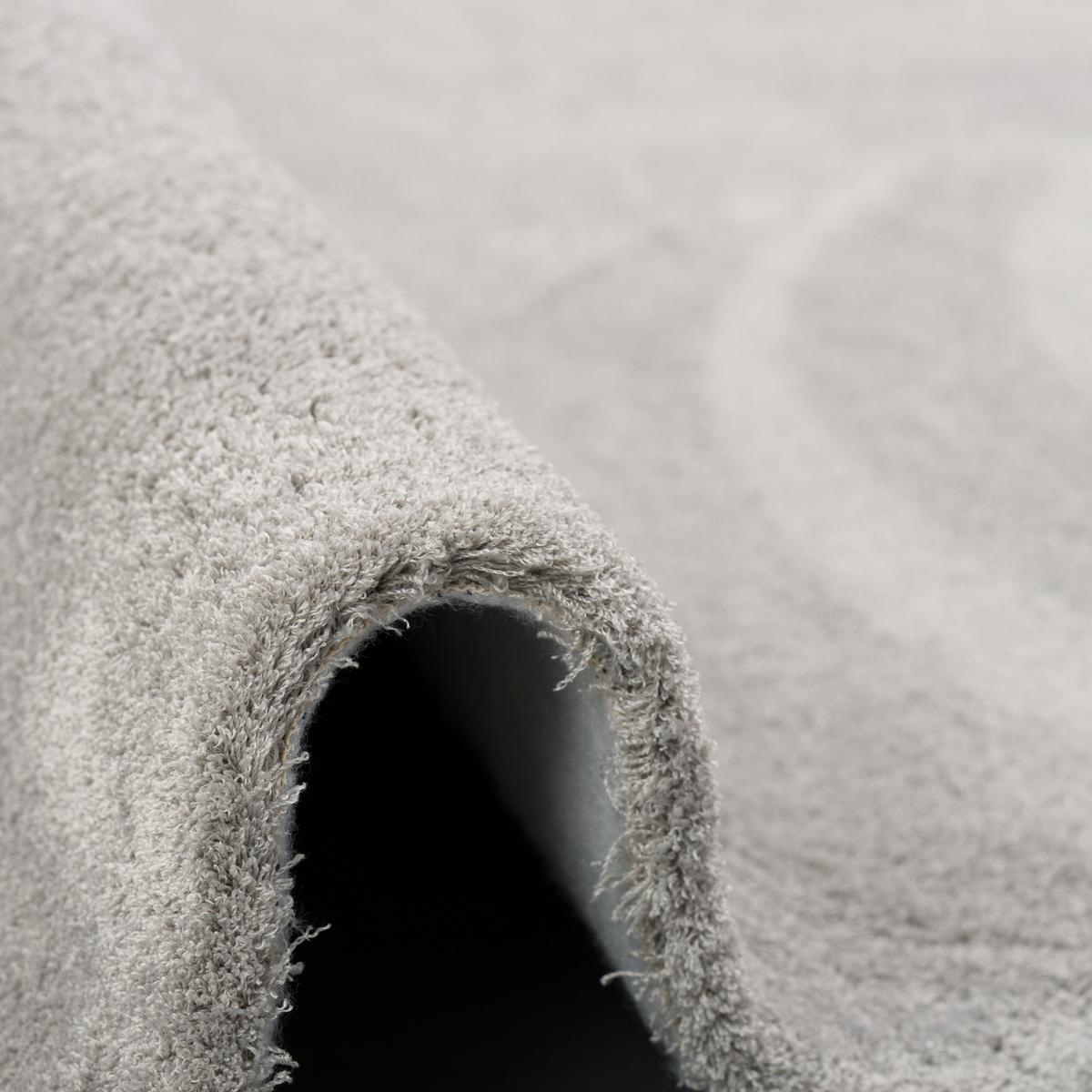 LUXUS HOCHFLOR SHAGGY TEPPICH VELVET - Grau, Textil (100/100cm) - Snapstyle