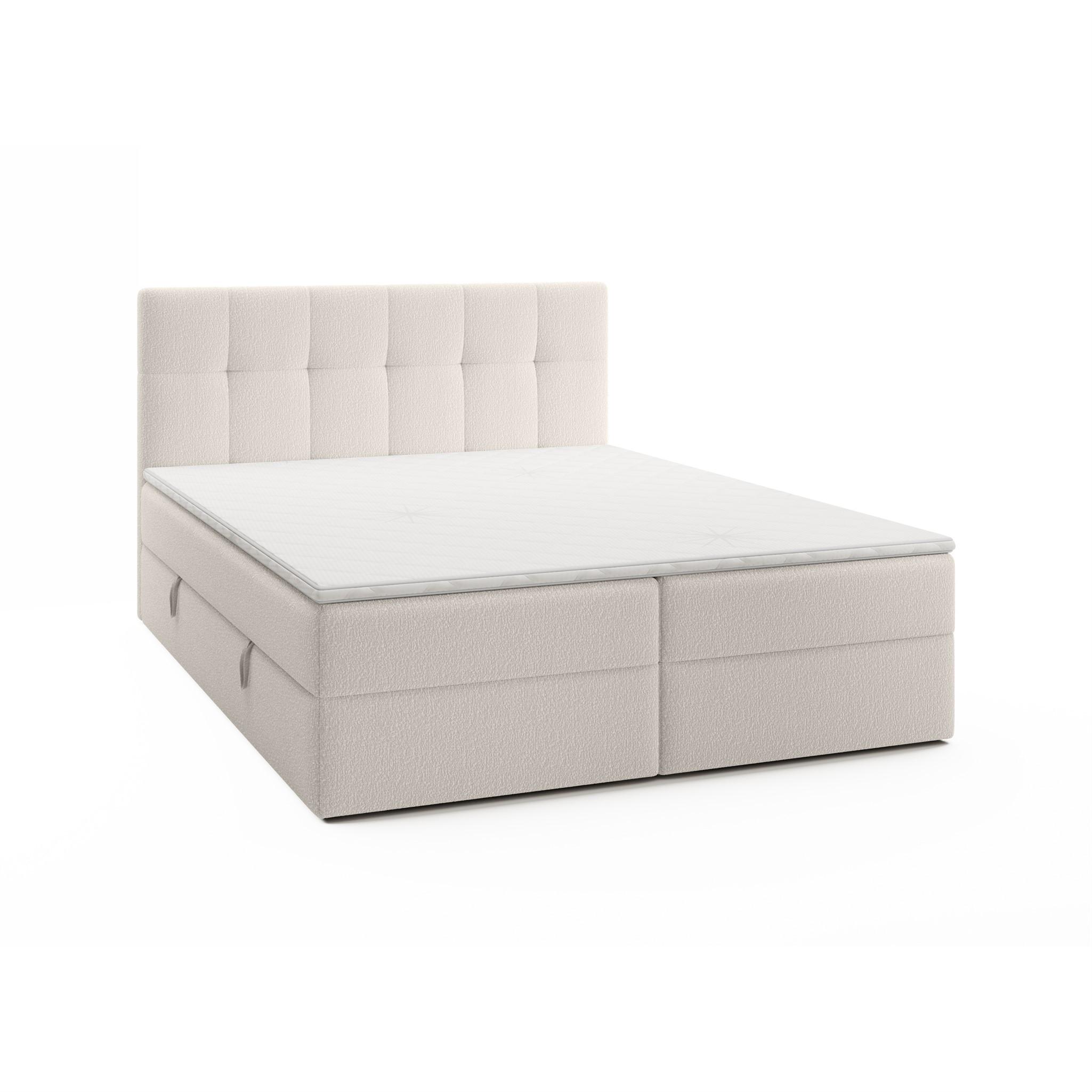 BOXBETT Arturo In Freya - Weiß, Holzwerkstoff/Textil (120/200cm) - Fun Möbel