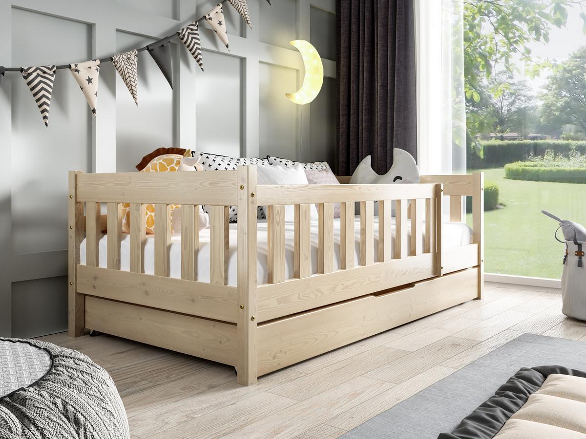 KINDERBETT ELSA 80x160 cm Kieferfarben - Kieferfarben, Holz (80/160cm) - MASSENO