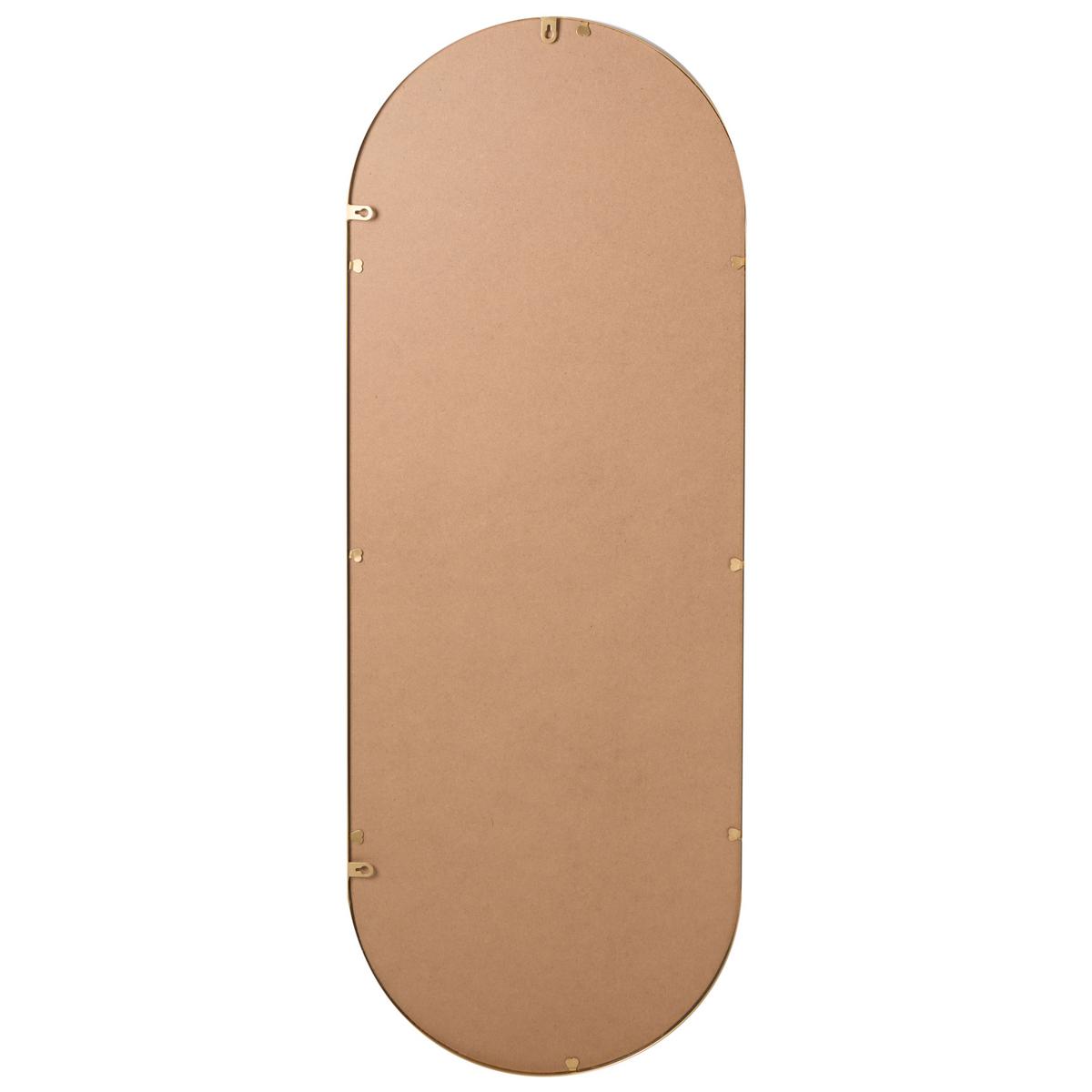 WANDSPIEGEL 46/122 cm Metall Gold Azeville - Goldfarben, Metall (46/122/2cm) - Beliani