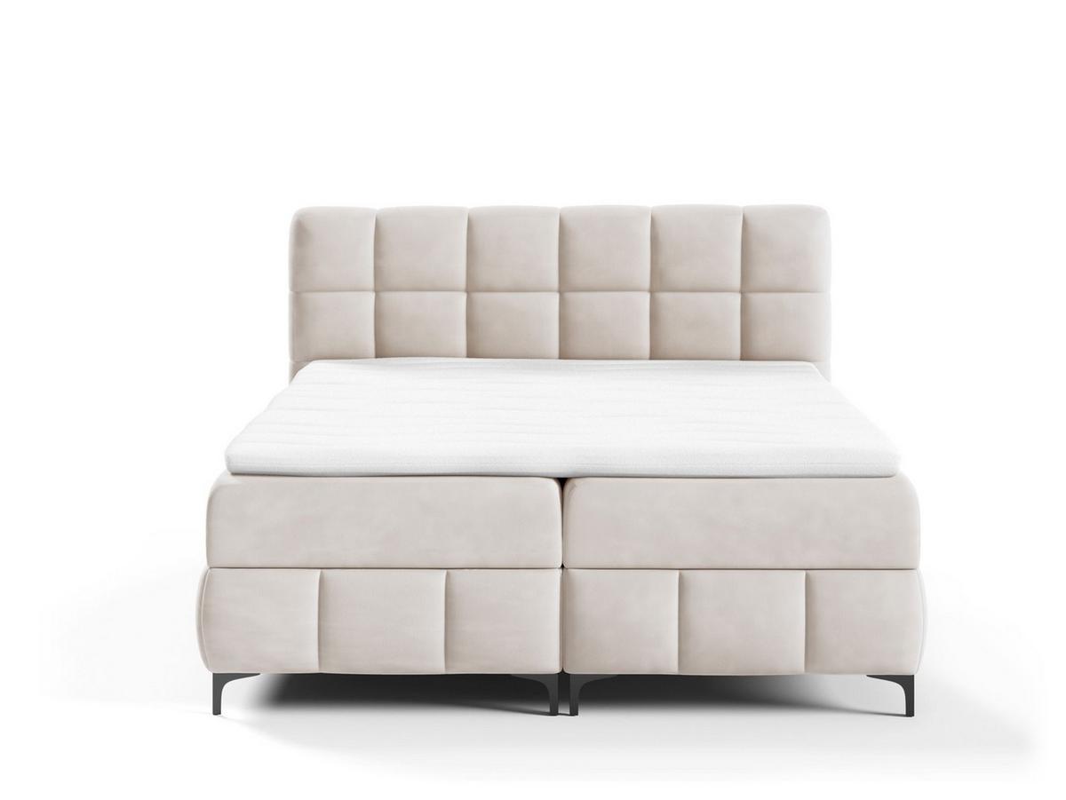 BOXBETT Sophie In Salvador - Beige, Holzwerkstoff/Textil (180/200cm) - Fun Möbel