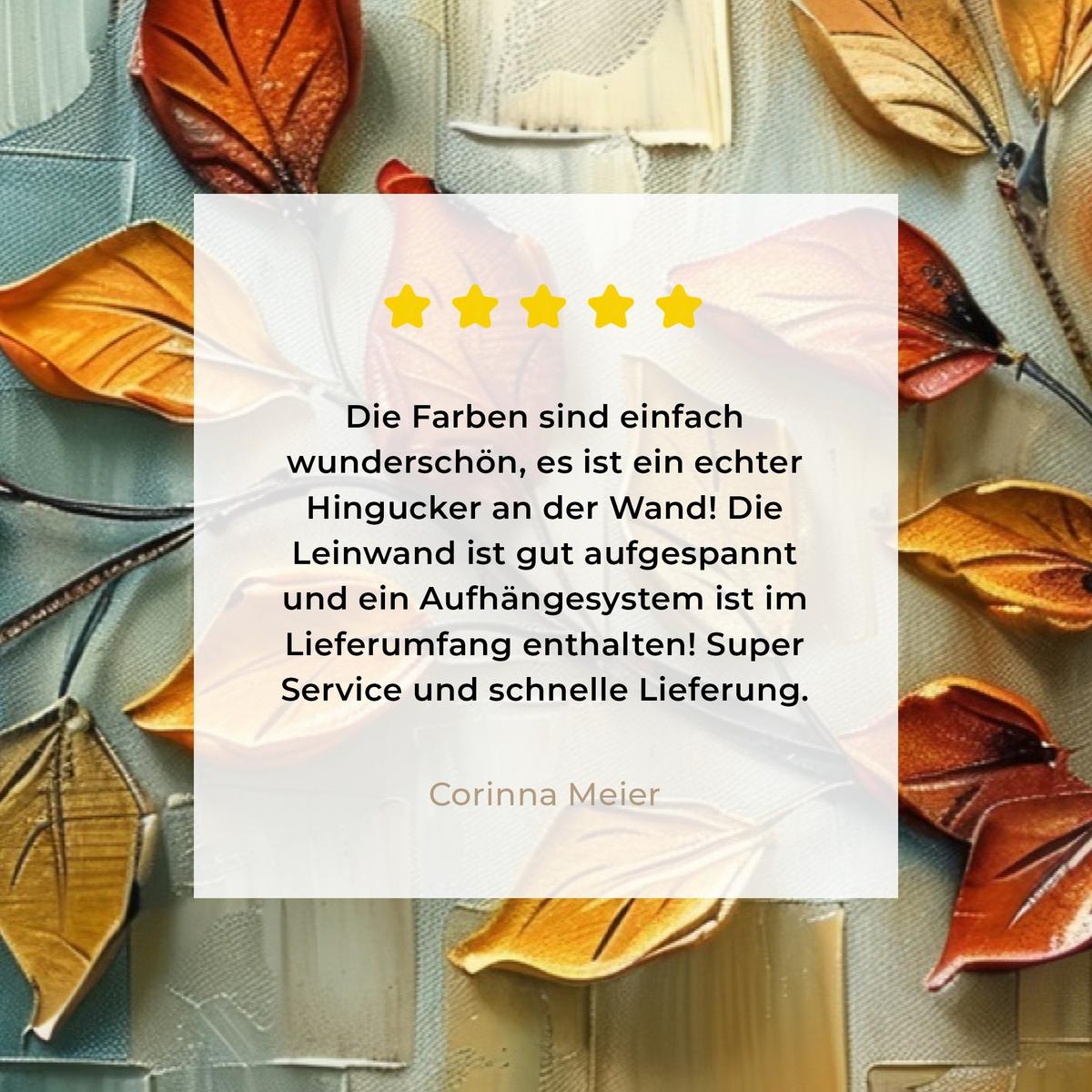 LEINWANDBILD Baum - Abstrakt - Natur - Kunst Gemälde 60x40 cm - Goldfarben, Textil (60/40cm) - MuchoWow