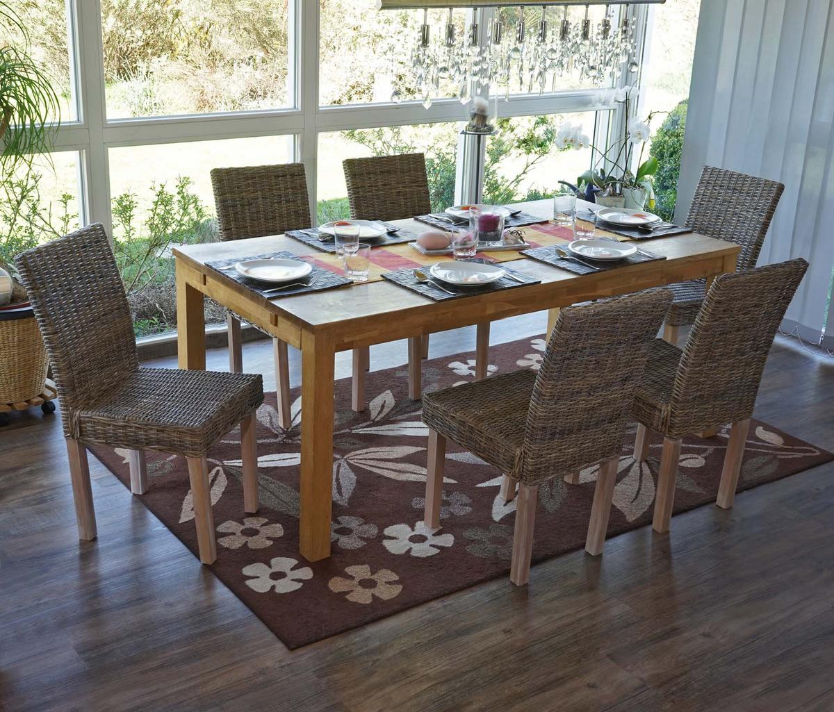 ESSZIMMERSTUHL Braun 6er-Set - Braun, Holz (43/89/56cm) - MCW