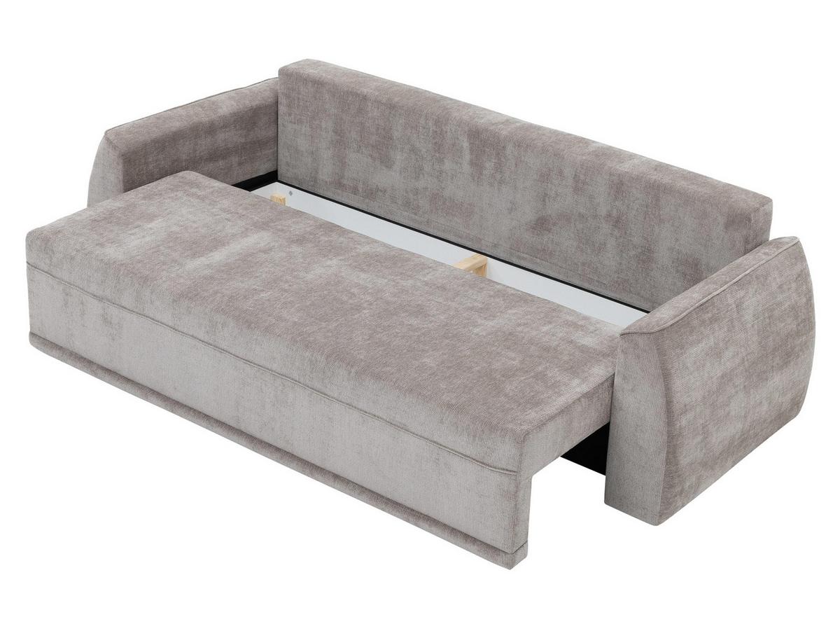 SCHLAFSOFA Floxi - Graphitfarben/Schwarz, Holz/Kunststoff (244/96/96cm) - MIRJAN24