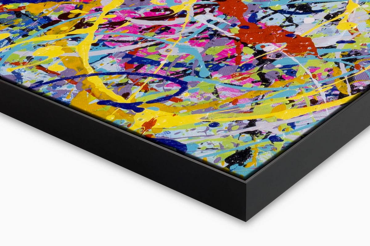 ACRYLBILD HANDGEMALT 100/75 cm - Multicolor, Holz/Textil (100/75cm) - KUNSTLOFT
