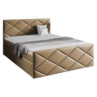 BOXBETT Herkules - H3 - Hellbraun, Holz (160/200cm) - MIRJAN24
