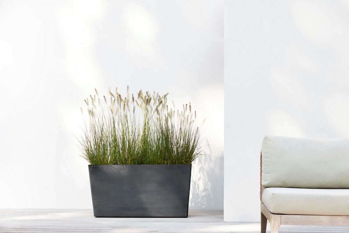 BLUMENTOPF Paris Wheels 100,5/39,6/51,8 cm Dunkelgrau - Dunkelgrau, Kunststoff (100.5/51.8cm) - Ecopots
