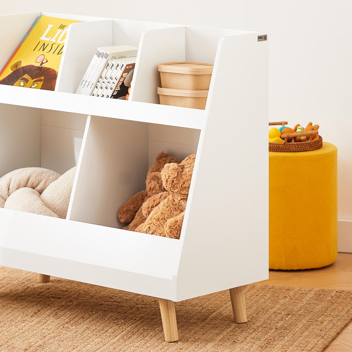 KINDERREGAL Weiß - Weiß, Holzwerkstoff (86/77/36cm) - SoBuy