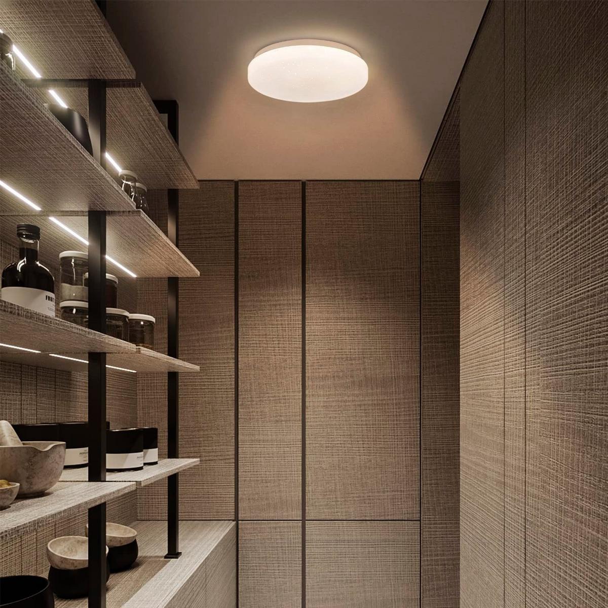 LED-DECKENLEUCHTE Philipp 21/21/6 cm - Weiß, Kunststoff (21/21/6cm) - Nettlife