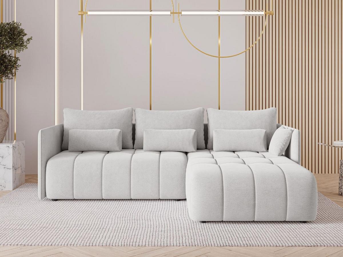 ECKSOFA Ardi Grau - Grau, Holz/Textil (245/182cm) - Graingold