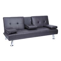 3ER-SOFA Braun - Braun, Textil (166/77/81cm) - MCW