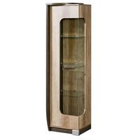 VITRINE PALMERO 192,5/50 cm in Braun - Braun, Holzwerkstoff (50/192.5/46cm) - MASSENO