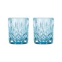WHISKYBECHER Noblesse Fresh aqua 295 ml 2er Set - Blau, Glas (0.295L) - Nachtmann