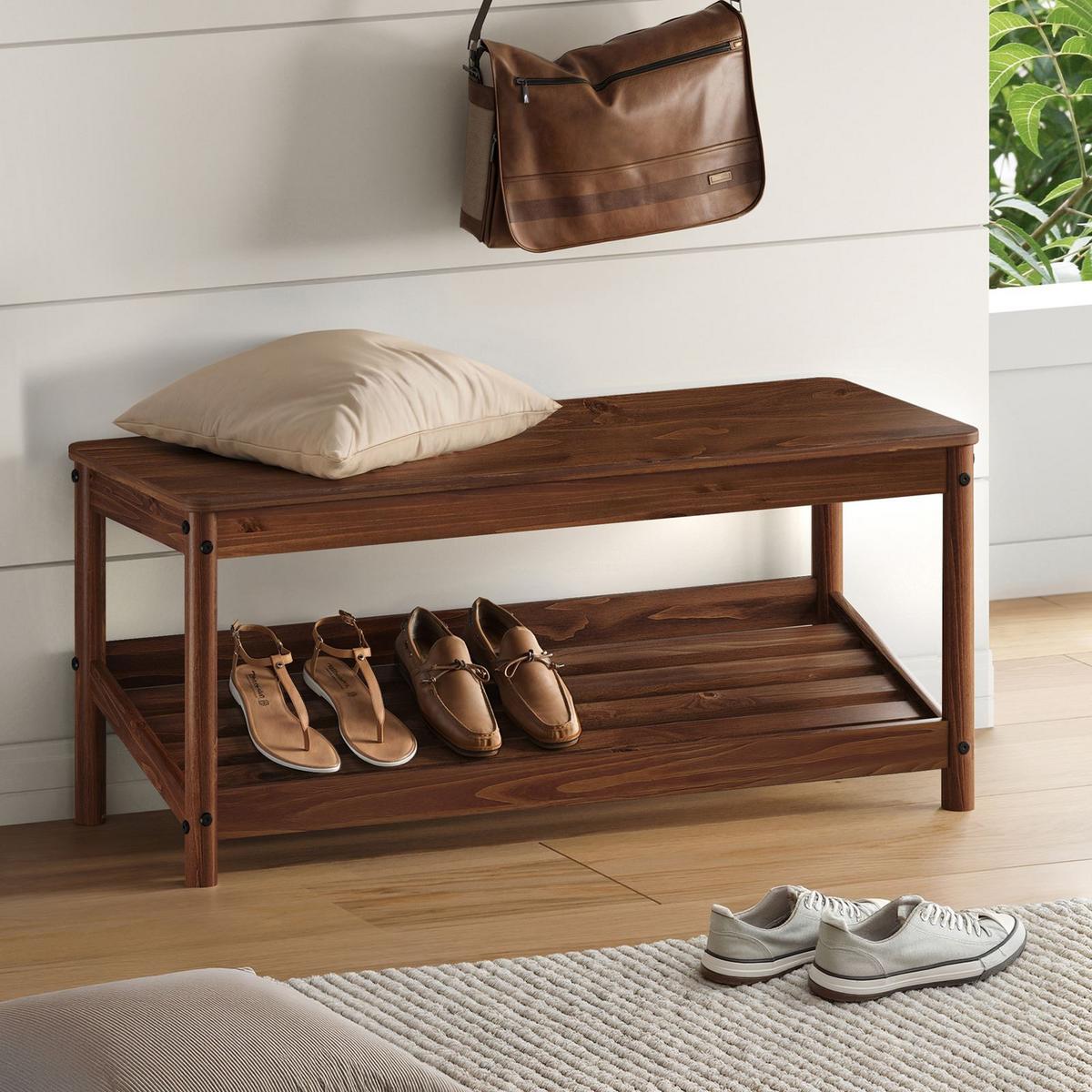 FLURBANK APOANA Kastanie - Kastanienfarben, Holz (110/46/40cm) - IDIMEX
