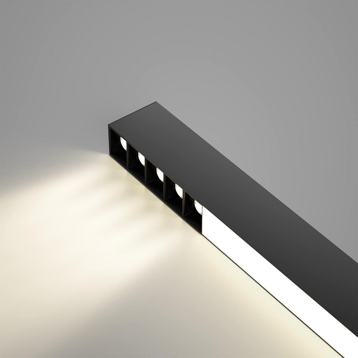 LED-DECKENLEUCHTE Ritter 107/4/6 cm - Schwarz, Metall (107/4/6cm) - Nettlife